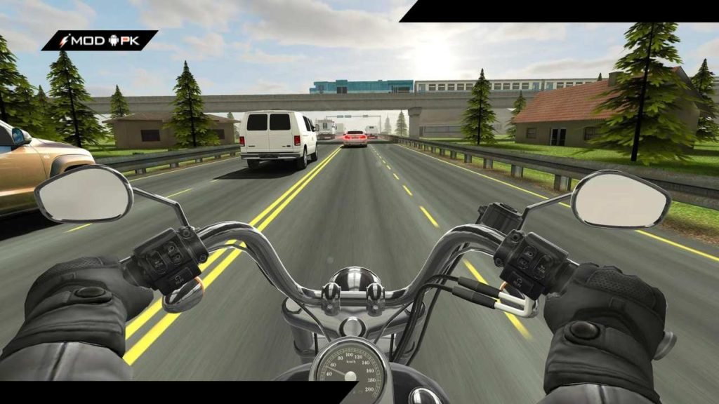 how to overtake in Traffic Rider