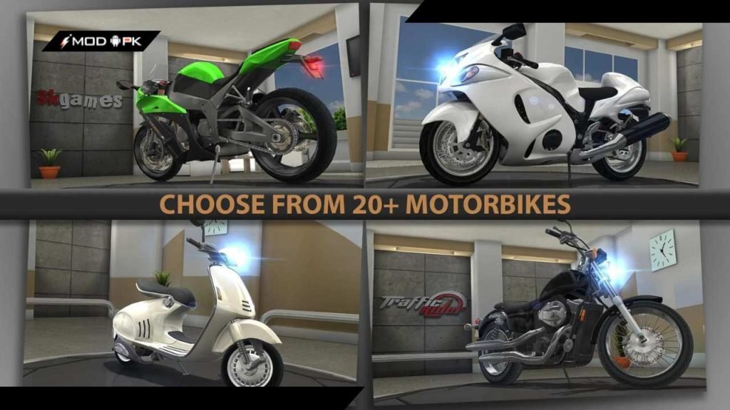 bike unblocked in traffic rider mod apk