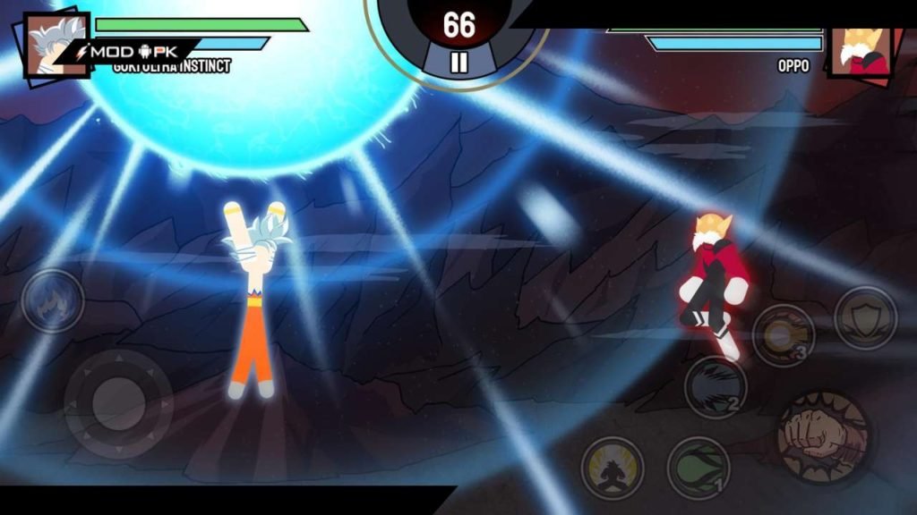 Stickman warriors mod apk