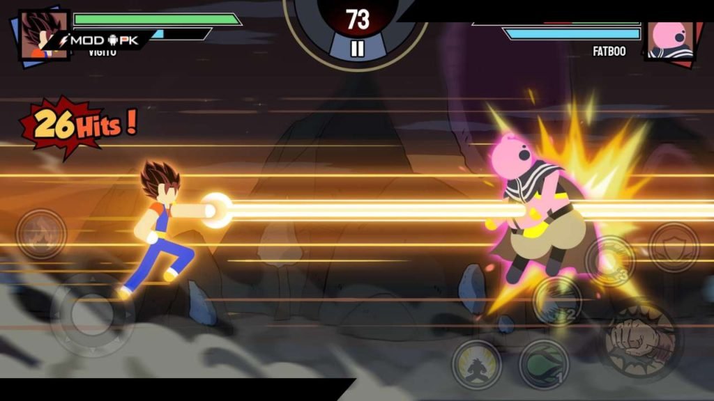 Stickman warriors mod apk