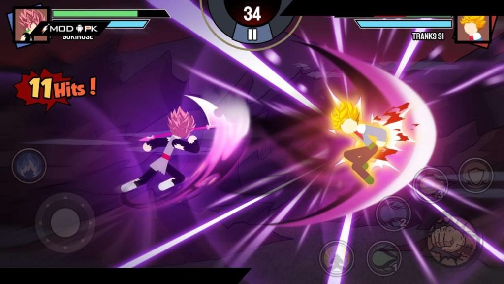 Stickman warriors mod apk