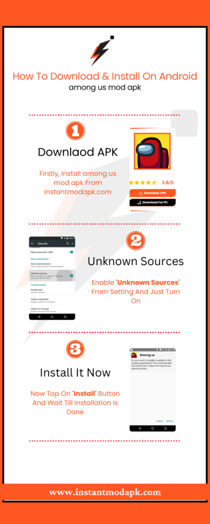 among us mod apk android