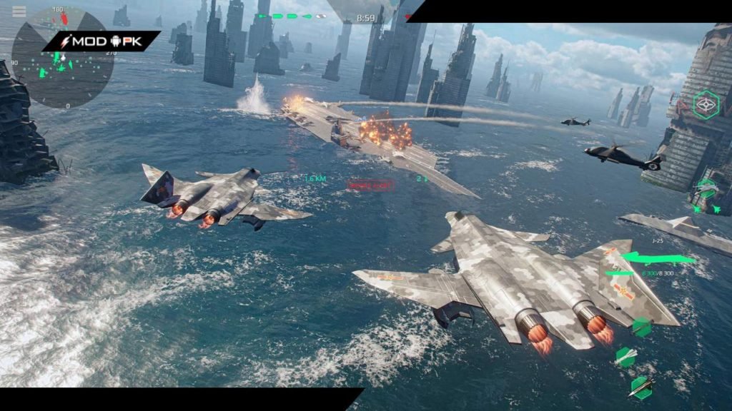 modern warships mod apk all ships unlocked